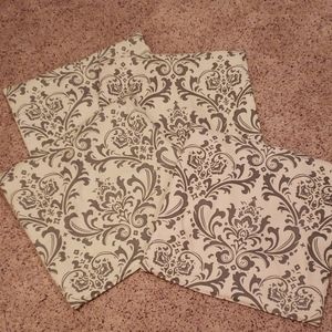 4 throw pillow covers